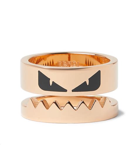 fendi mens gold ring|Fendi gold rings uk.